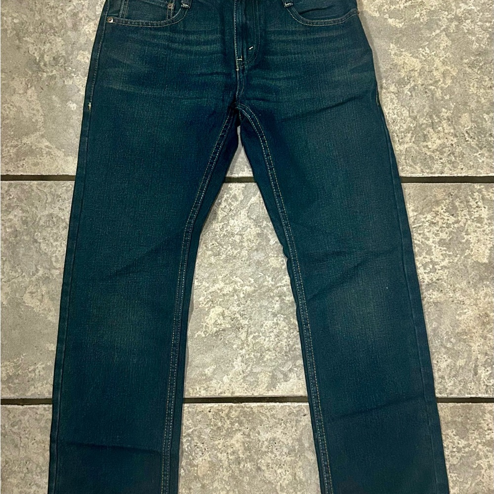 Levi's Dark Blue Straight  Jeans